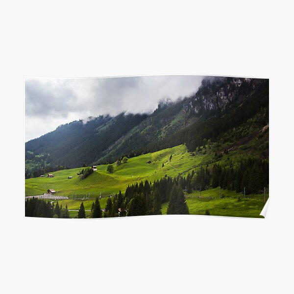 magestic MOUNTAIN and VALLEY scenic photo poster NATURE COLLECTORS 24X36 new