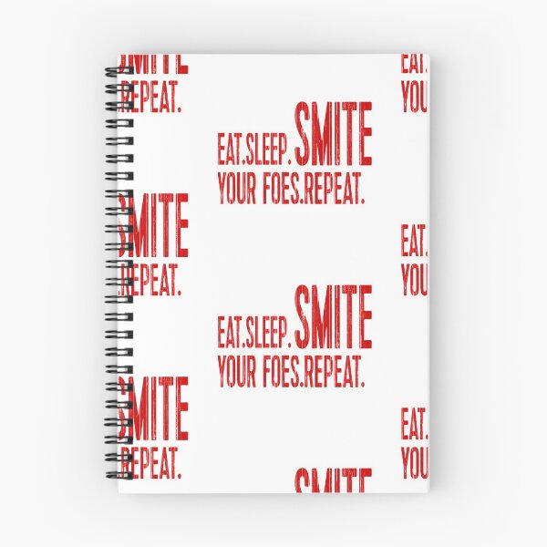 Item preview, Eat. Sleep. Smite your Foes. Repeat designed and sold by JJgamers.