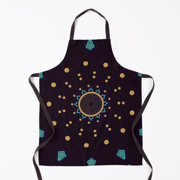 Item preview, Green & Gold Starpoint Pattern designed and sold by LifeLikeDesigns.
