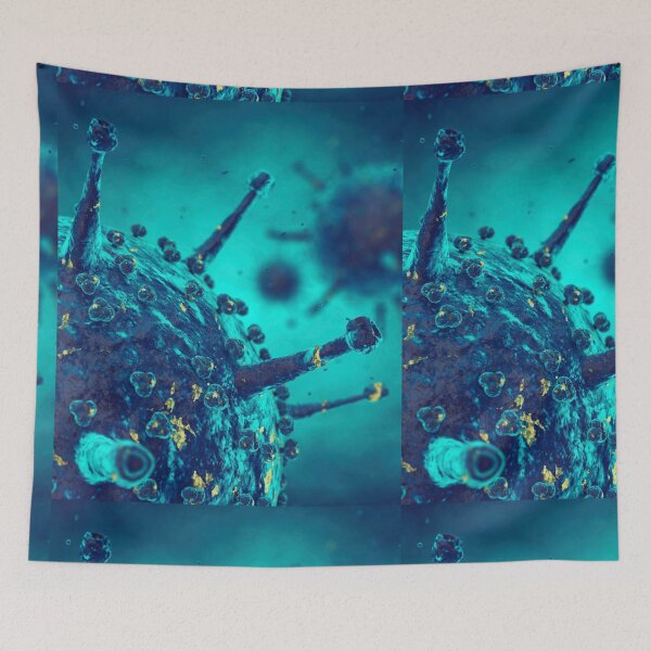 Item preview, COOL VIRUS PARTICLES Pattern MICROSCOPE Image PHOTO...Micro designed and sold by Hippiesole.