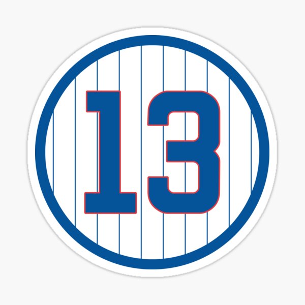 Alex Rodriguez 13 Jersey Number Sticker for Sale by visyvywujae439