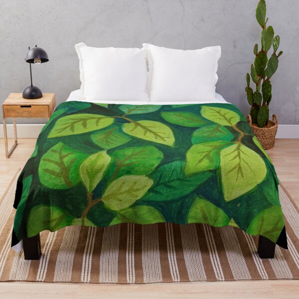 Item preview, Green leaves watercolor designed and sold by StarlightTales.