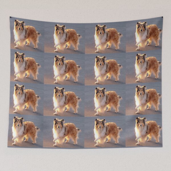Item preview, Golden Glow Collie designed and sold by KarenWoodArt.