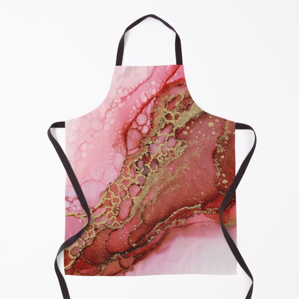 Item preview, Red Gold Dragon Scales Abstract Ink Part 2 designed and sold by Olga Shvartsur.