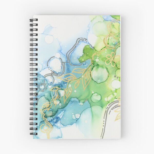 Item preview, Fresh Spring Blooms Abstract Ink Painting designed and sold by Olga Shvartsur.