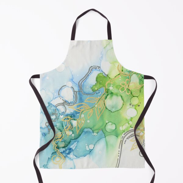 Item preview, Fresh Spring Blooms Abstract Ink Painting designed and sold by Olga Shvartsur.