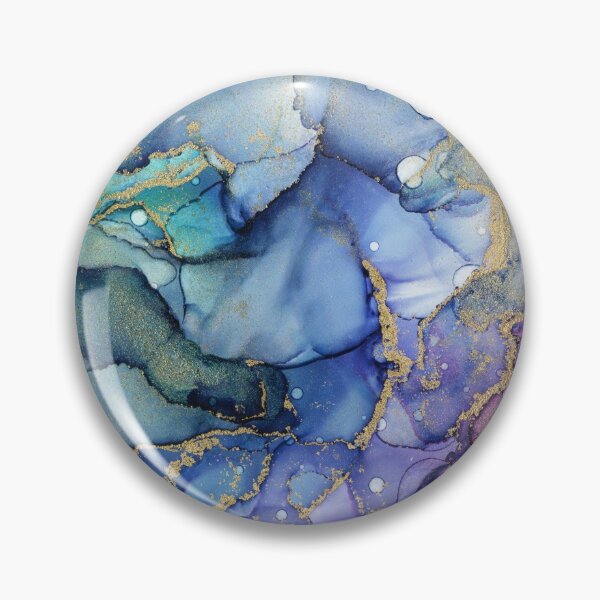 Item preview, Moody Mermaid Bubbles Abstract Ink designed and sold by Olga Shvartsur.