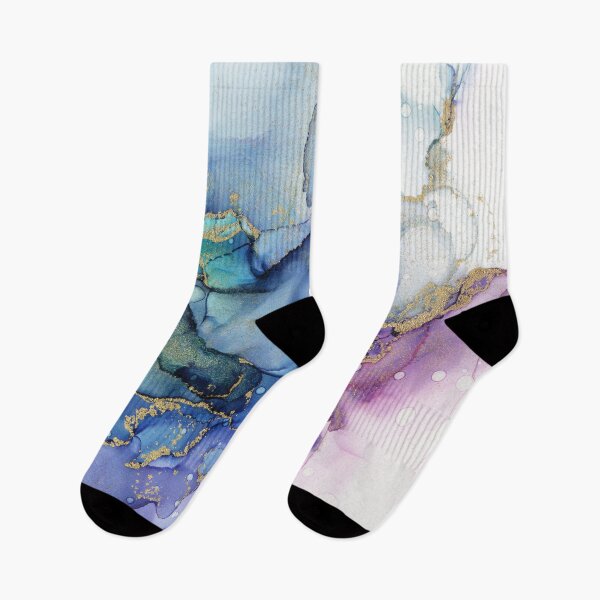 Item preview, Moody Mermaid Bubbles Abstract Ink designed and sold by Olga Shvartsur.
