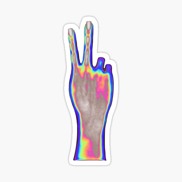 Holographic Backhand Sticker