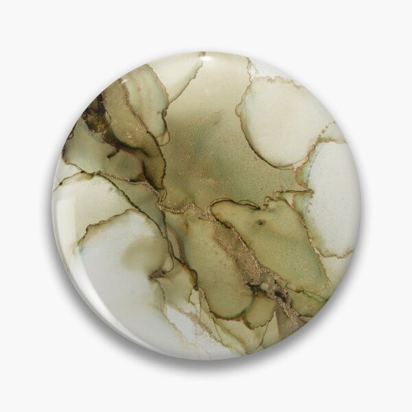 Item preview, Olive Gold Earth Tones Abstract Ink designed and sold by Olga Shvartsur.