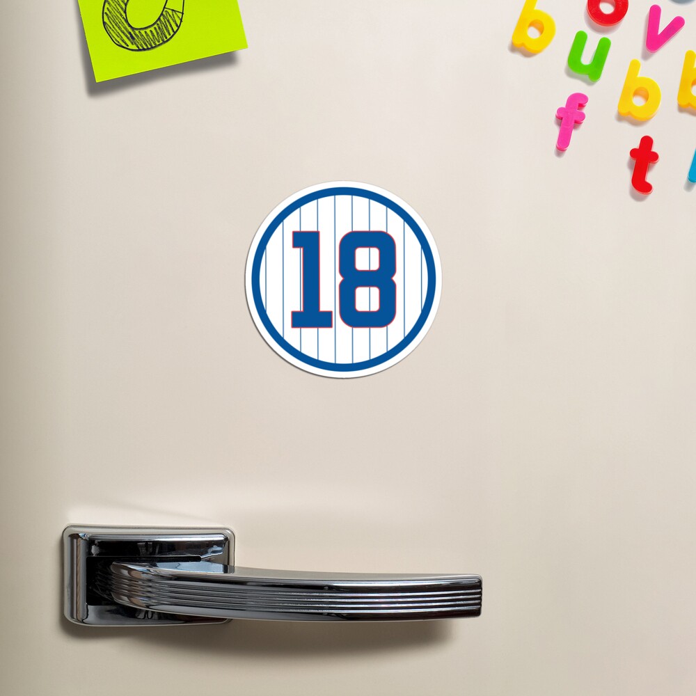 Ben Zobrist #18 Jersey Number Pin for Sale by StickBall