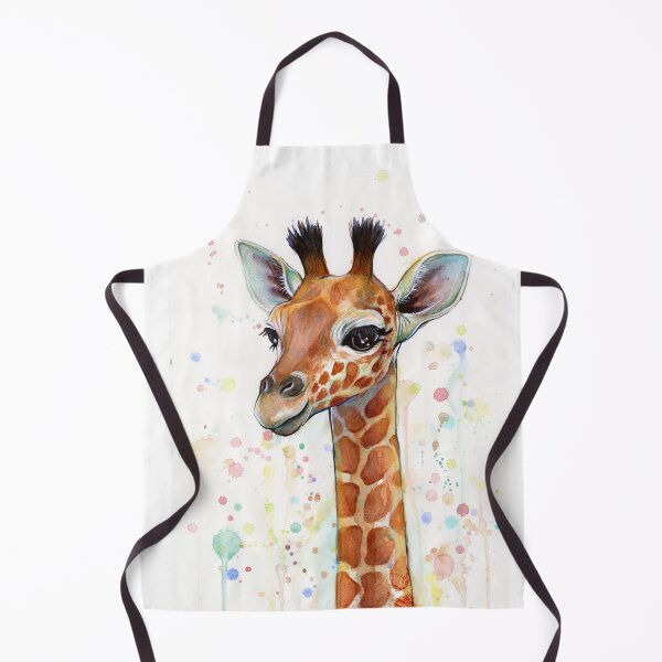 Item preview, Baby Giraffe Watercolor Painting, Nursery Art designed and sold by Olga Shvartsur.
