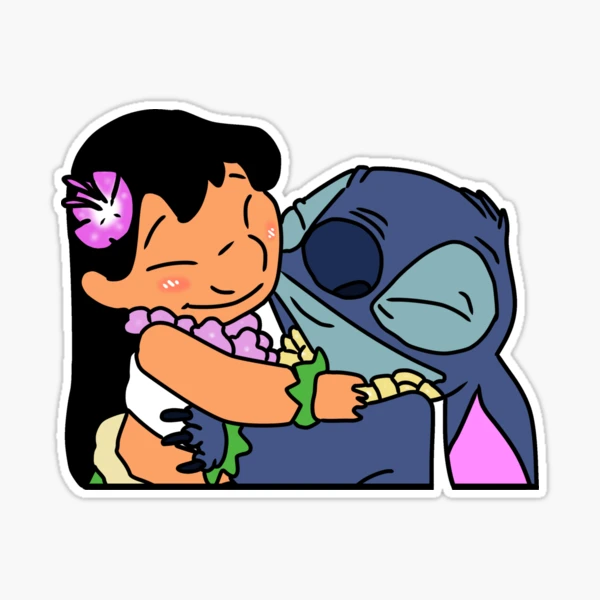 Lilo And Stitch Sticker by Ami Lailasari - Fine Art America