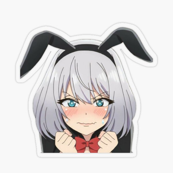 Tejina Senpai Pouting Magical Sempai Sticker for Sale by