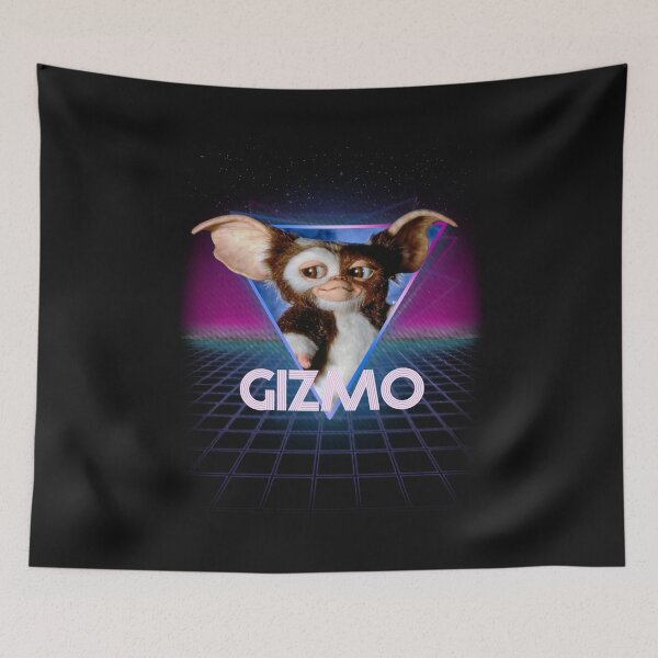 Item preview, Gremlins Gizmo Retro 80s Neon Landscape designed and sold by Bevatron.