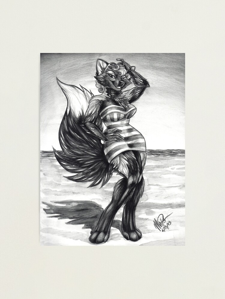 Alternate view of Vintage Vixen Photographic Print