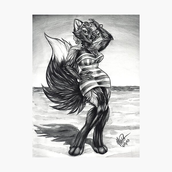 Vintage Vixen Photographic Print