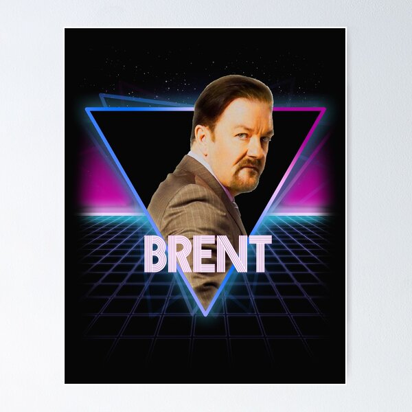 Artikelvorschau, Das Büro David Brent Retro 80er Jahre Neon Landschaft entworfen und verkauft von Bevatron.
