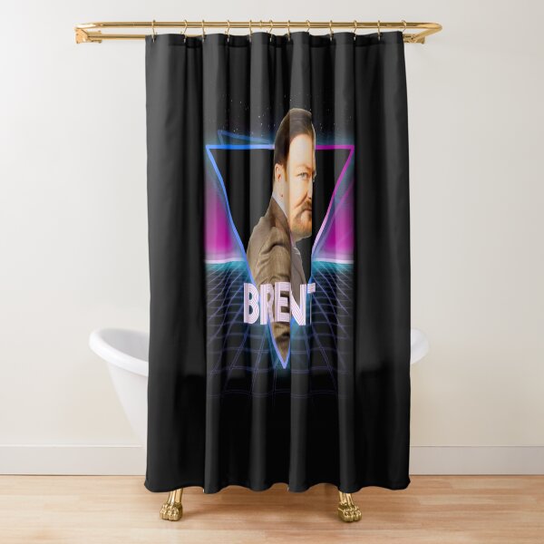 Item preview, The Office David Brent Retro 80s Neon Landscape designed and sold by Bevatron.