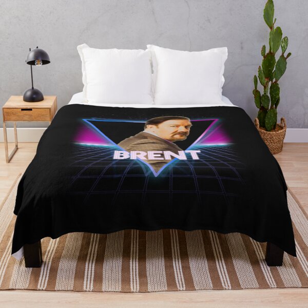 Item preview, The Office David Brent Retro 80s Neon Landscape designed and sold by Bevatron.