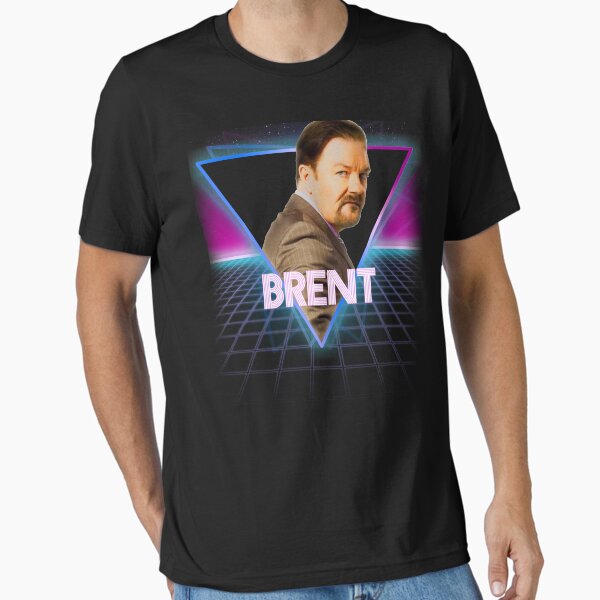 Item preview, The Office David Brent Retro 80s Neon Landscape designed and sold by Bevatron.