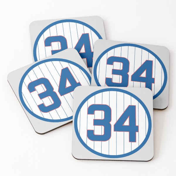 Item preview, Jon Lester #34 / Kerry Wood #34 Jersey Number designed and sold by StickBall.