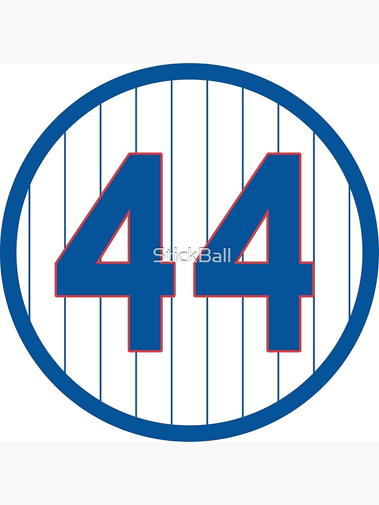 Chicago Cubs Shirt Mens Medium Blue Anthony Rizzo 44 MLB Baseball Cubbies