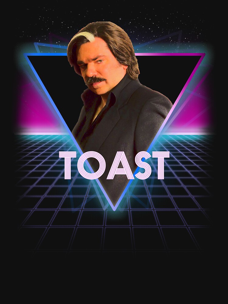 Steven Toast Of London Retro 80s Neon Landscape by Bevatron