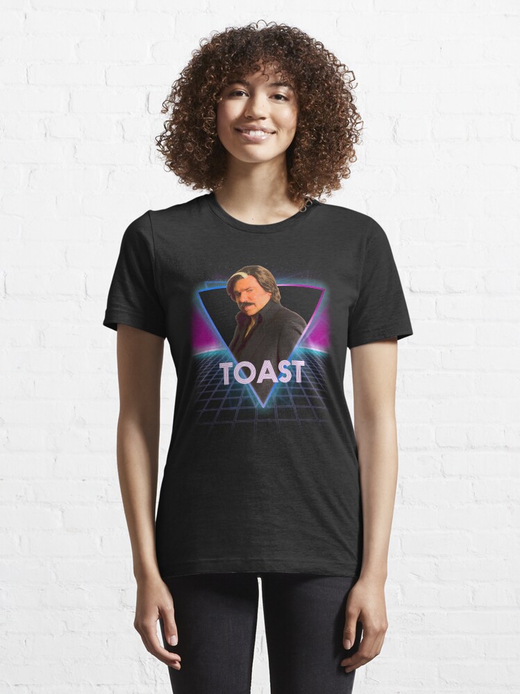 Alternate view of Steven Toast Of London Retro 80s Neon Landscape Essential T-Shirt