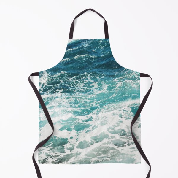 Blue Ocean Waves Apron