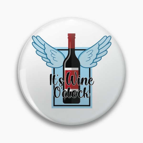 Item preview, it's wine o'clock designed and sold by Lhadii.
