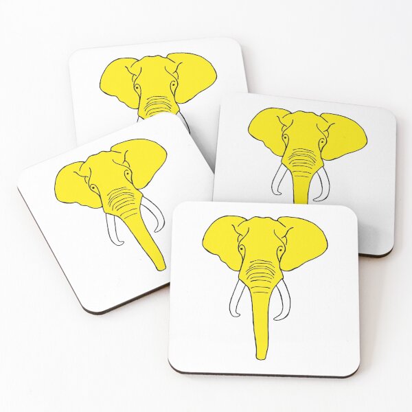 Item preview, Elephant yellow  designed and sold by shtem.