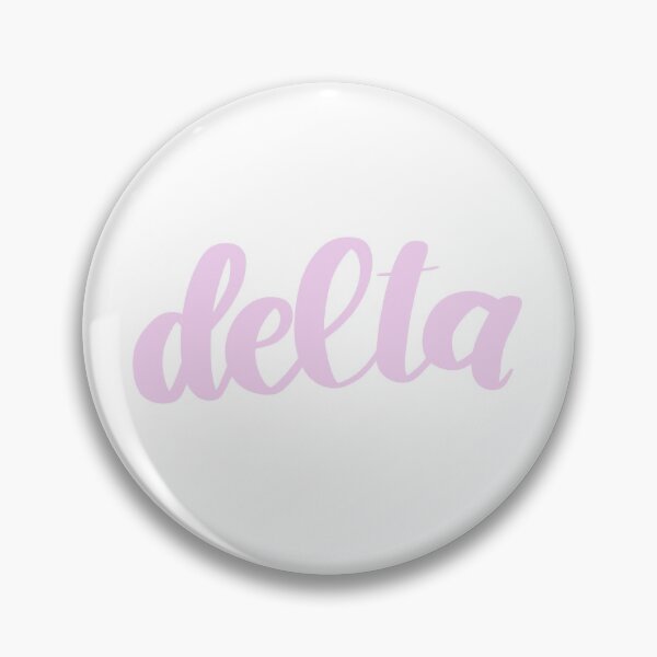 Item preview, Delta Sticker - Light Pink designed and sold by caschin37.