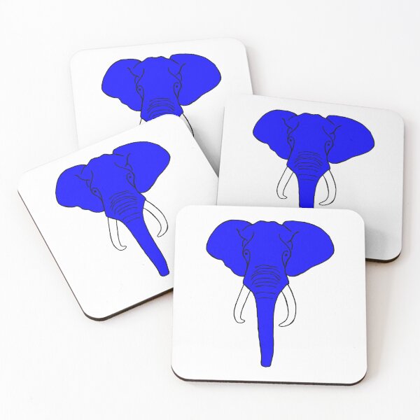 Item preview, Elephant blue designed and sold by shtem.