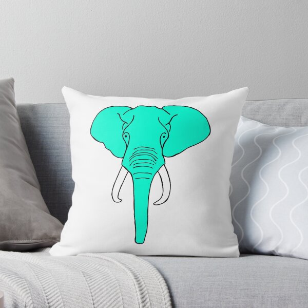 Aperçu de l'œuvre  Éléphant turquoise créée et vendue par shtem.