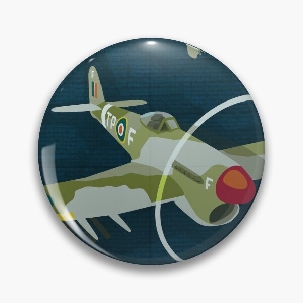 Item preview, Vintage Airplane RAF Hawker Typhoon by Dennis Weber of ShreddyStudio designed and sold by Dennis Weber.