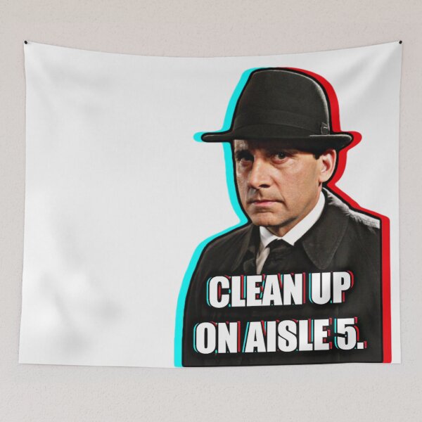 Item preview, Clean Up On Aisle 5. Threat Level Midnight designed and sold by sjwat.