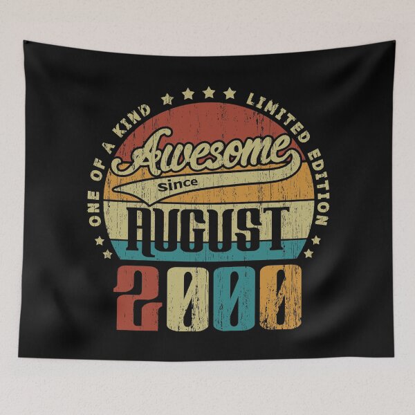 Item preview, Vintage agosto de 2000 único en su género desde agosto de 2000 Regalo de cumpleaños número 20 años designed and sold by Takatv.