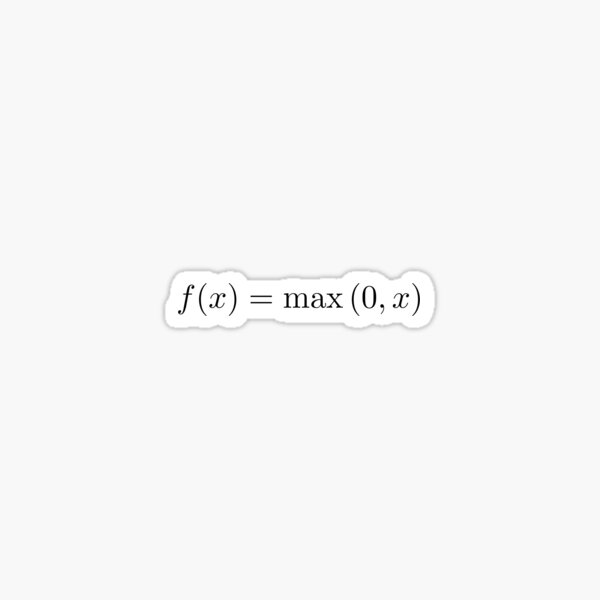 Item preview, ReLU Function designed and sold by MathShirts.