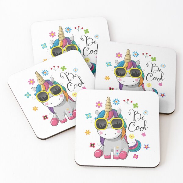 Item preview, Be Cool Unicorn designed and sold by MisterGooseShop.