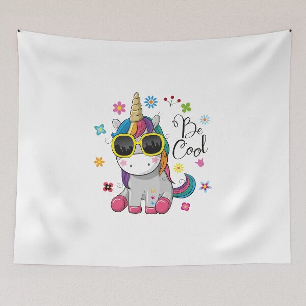 Item preview, Be Cool Unicorn designed and sold by MisterGooseShop.