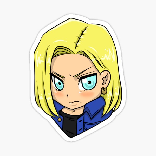 Androide 18 Numero 18 Sticker - Androide 18 Numero 18 Dragon ball z -  Discover & Share GIFs