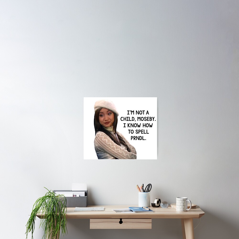 i-know-how-to-spell-prndl-suite-life-london-tipton-poster-for-sale