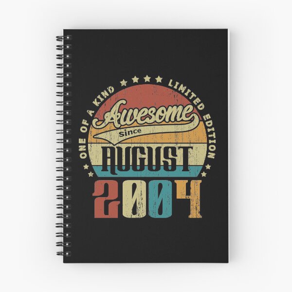 Item preview, Vintage August 2004 One Of A Kind Awesome Since August 2004 16th Birthday Gift 16 Years Old designed and sold by Takatv.