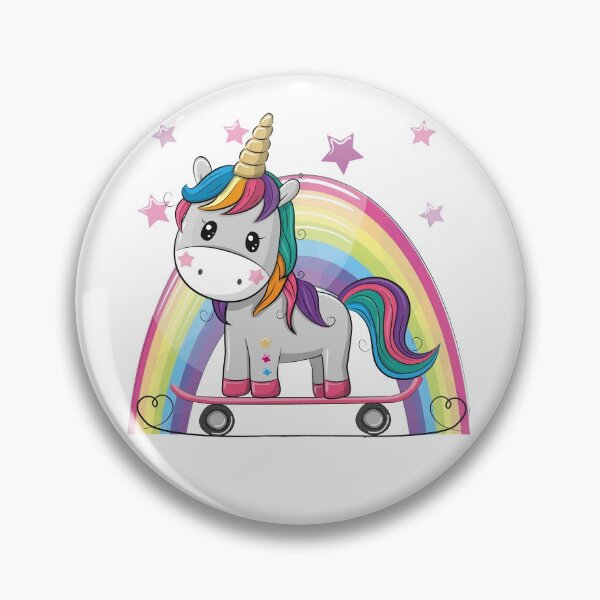 Item preview, Unicorn Riding Skateboard designed and sold by MisterGooseShop.