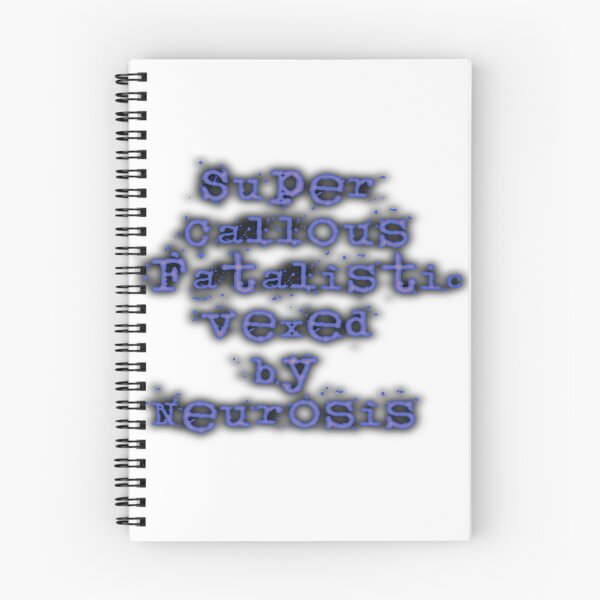 Item preview, Super Callous Fatalistic Vexed by Neurosis designed and sold by aginlow.