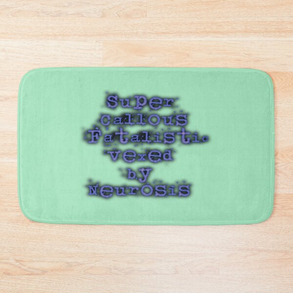 Item preview, Super Callous Fatalistic Vexed by Neurosis designed and sold by aginlow.