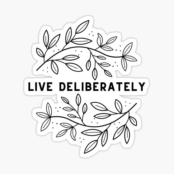 Item preview, Live Deliberately // Dead Poets Society designed and sold by KylieBeth Designs.