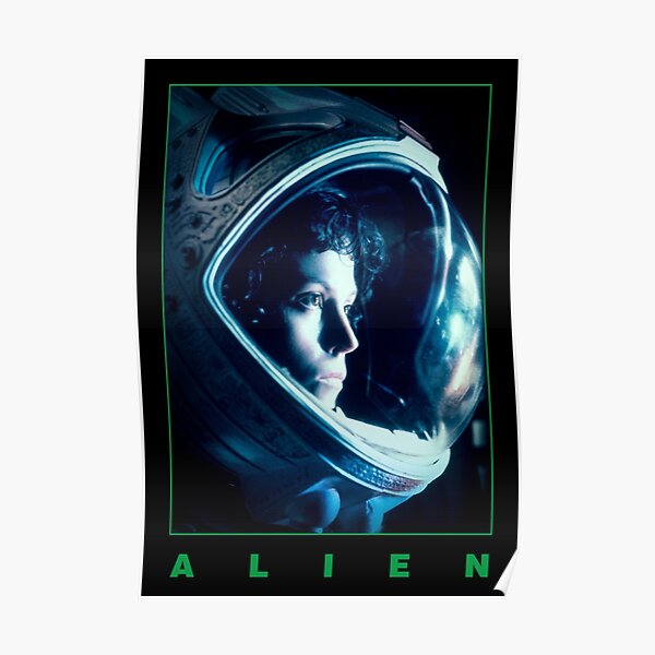 Ripley - Alien 1979 - Minimalist Black Print Poster