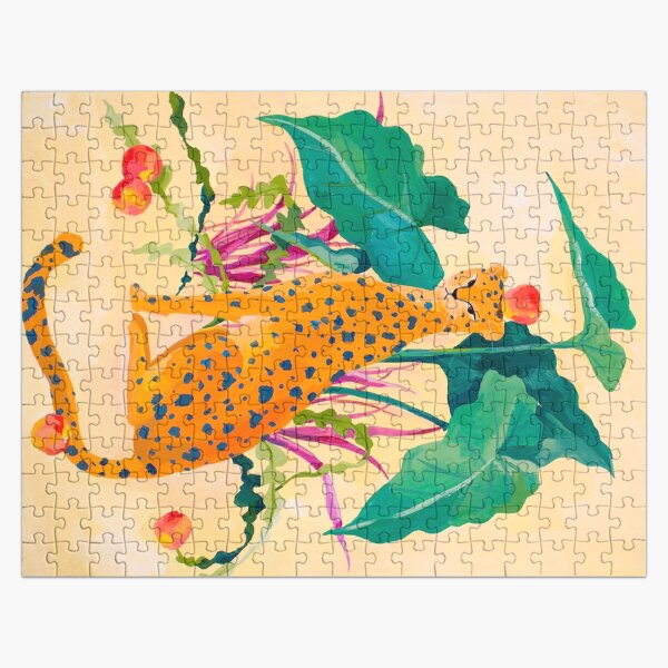 Cheetah and Apples Jigsaw Puzzle